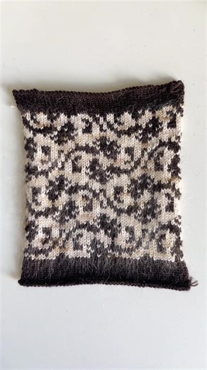 Knitting Diary: Day 8 Brushed Mohair Fair Isle Pattern