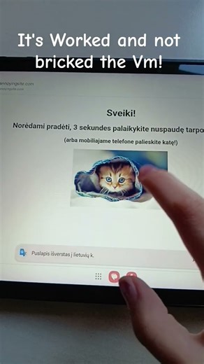 The Annoying Site/ My Tablet is not killed The Vm