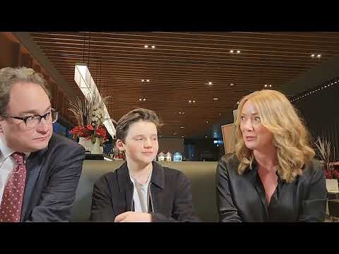 The Cast of "Son of a Critch" - Benjamin Evan Ainsworth, Mark Critch and Claire Rankin