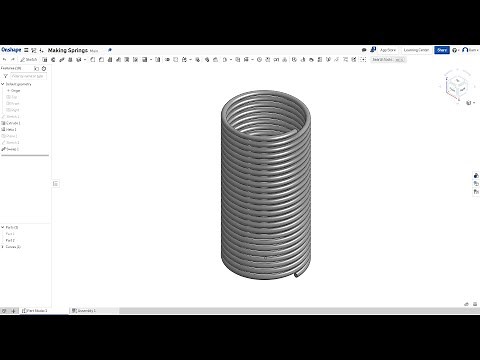 How to Model A Spring in Onshape