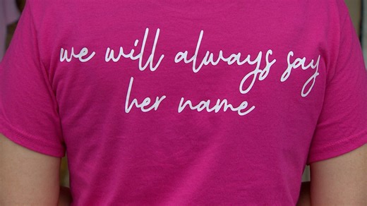 'We will always say her name'| Wise County bathed in pink in honor of Athena Strand on 1-year anniversary of her death