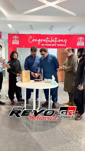 1.3K views · 2K reactions | Toyota Revo GRS 2024 Delivered to Mr. Khalid Hussain Mirani Sb. #toyotasukkurmotors #toyota #toyotarevo #revo #revogrsport #dala #foryou #trending #cardelivery #toyotapakistan #abidaparveen | Toyota Sukkur Motors | Facebook