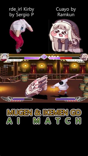 【MUGEN Ikemen GO】Rde Irl Kirby vs Speaki #mugen #ikemengo #games #aimatch #스핔이 #スピキ