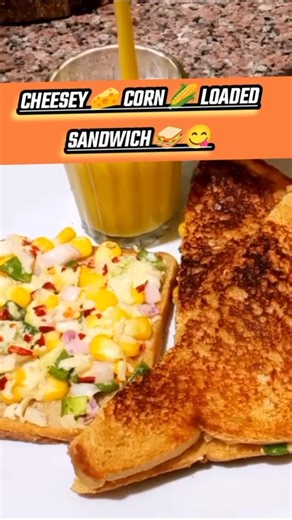 🧀🌽The 5-Minute Cheesy Corn Melt You’ll Crave Daily #protein #corn #viral #sandwich #recipe #trending