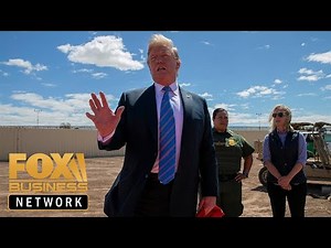 Trump visits the US-Mexico border wall in Calexico, California