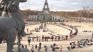 2.2K reactions · 649 shares | As world leaders gathered in Paris for climate talks last weekend, hundreds gathered in front of the Eiffel tower to send this message. | Greenpeace UK | Facebook