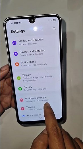 Samsung A17 5g Font Size change // How to change Font Size in Samsung A17 5g