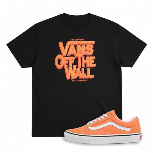 Orange Drip Vans - Etsy