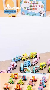 Magnetic Small Number Train Puzzle for Kids 🚋 Order Link👇 https://babuvaly.com/products/magnetic-small-number-train-early-education-cognitive-enlightenment-puzzle-eq25p2 #babuvaly #educationaltoys | BABU VALY