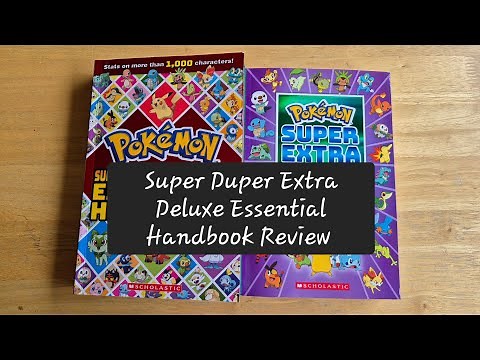 Pokemon Super DuperExtra Deluxe Essential Handbook Review #pokemon #flipthrough #booktube