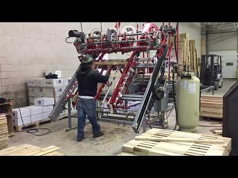 Woodpecker JR pallet nailing machine - MC Workshops