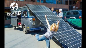 Old VW Bus Converted Into Solar-Powered EV Camper