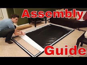 Silver Ticket Projector Screen Assembly Tutorial