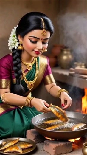 Tiny Doll Wife Makes Crispy Fish Fry 🔥🐟 | Mini Kitchen ASMR