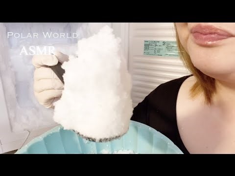 Ice Eating /Fresh Humidifier Freezer Frost / Eating Out Of Mini Freezer #humidifierfreezerfrost