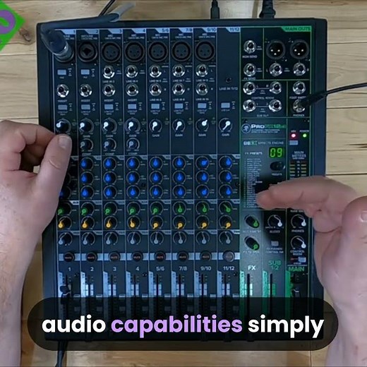 Why Built-In Compressors Matter Mackie ProFX12v3 #livesound #proaudio #podcasting