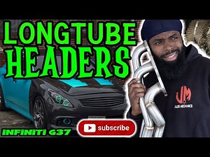 How to install iSR Longtube Headers infiniti G37 G35 Q40