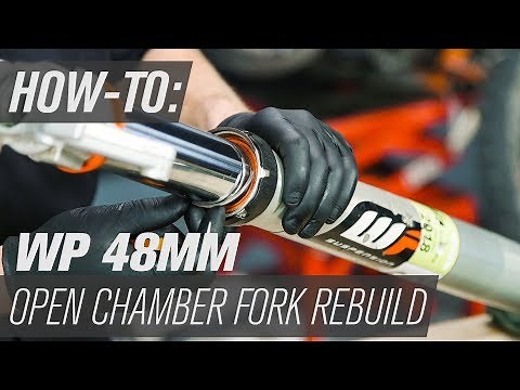 How To Rebuild Fork Seals on WP Open Chamber Forks with Spring Preload Adjuster