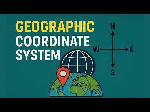 What is a Geographic Coordinate System #coordinatesystem #gis #mapping #arcgis #qgis #geography #wgs