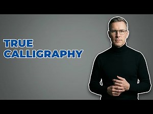 How do we recognize true Calligraphic Script Type characteristics?