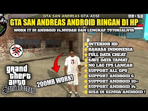 DOWNLOAD GTA SAN ANDREAS DI ANDROID UKURAN 200MB!!
