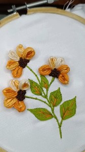 14K views · 296 reactions | Beautiful hand embroidery for beginners #art #fblifestyle #ytshorts #viralchallenge #leaf | soni's art & creations | Facebook