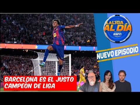BARCELONA se CORONORÁ como CAMPEÓN en la CARA del REAL MADRID en el CAMP NOU | La Liga Al Día