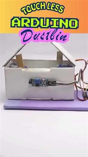 Smart Dustbin Using Arduino #arduino #arduinoproject #diy