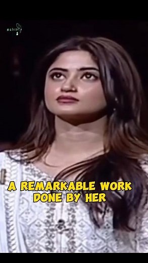 Pakistani Actress Sajal Ali honoured with Tamgha-e- Imtiaz #sajalaly #awards #shorts #pakistan