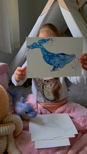 855K views · 78K reactions | Revealing some of my ocean art. 蘭 #artreveal #littleartist #magical #cuteartist #asl #watercolorart #animalartist #inspirer #marineart #illustration #angelsonearth | Mina's Art World | Facebook