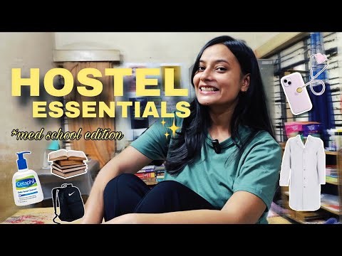 Hostel Essentials Every Medical Student Needs👜🩺| Dr Kritika Pandey
