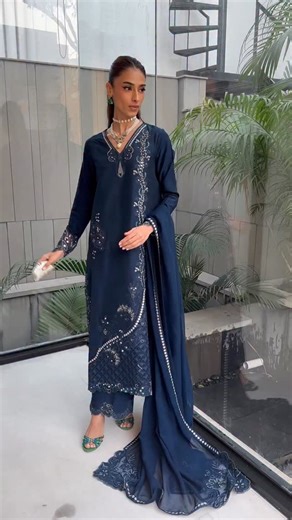 Saira Shakira on Instagram: "@zarminayhaq exquisitely styles this dreamy lilac look, showcasing Nureh Luxury Pret at its best. ✨ . . . #sairashakira #nureh #luxurypret"