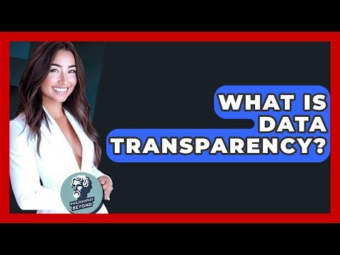 What Is Data Transparency? - Philosophy Beyond