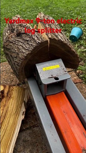 Yardmax 9-ton electric log splitter