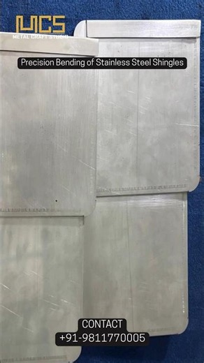 Stainless Steel Shingles Bending Process | Precision CNC Sheet Metal Fabrication