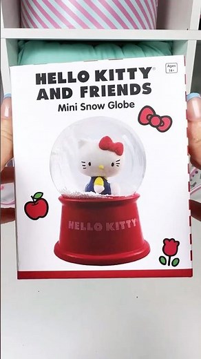 Hello Kitty Mini Snow Globe Blind Bag Opening! #asmr #hellokitty #blindbag