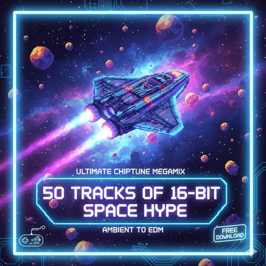 16 bit Space Hype Chiptune Tracks by Enthusiast Guy