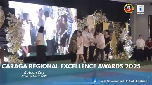HINATUAN WINS BIG AT THE CARAGA REGIONAL EXCELLENCE AWARDS! The Municipality of Hinatuan once again proved its excellence in local governance after bagging three prestigious awards during the Caraga Regional Excellence Awards (CREA) organized by the Department of the Interior and Local Government (DILG) Caraga, held today in Butuan City. 🏆Good Financial Housekeeping Award 🏆Child-Friendly Local Governance Audit Award, and 🏆Gawad Galing Pangkapayapaan Award Congratulations to the Municipal Offi