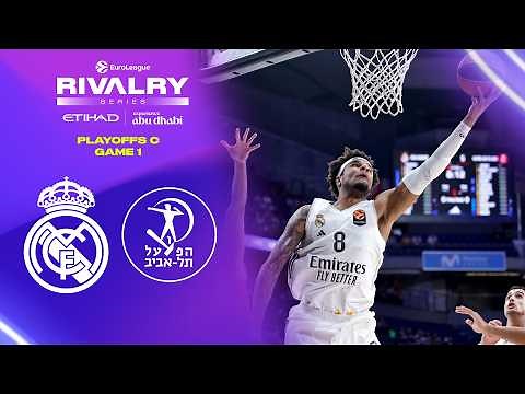 LATE DRAMA After ONE-SIDED START | Real Madrid - Hapoel | EuroLeague Basketball PLAYOFFS GAME 1