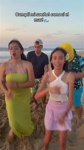 Cumplí mi sueño de conocer el mar