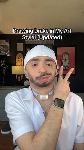 Drawing DRAKE in MY ART STYLE! (UPDATED)