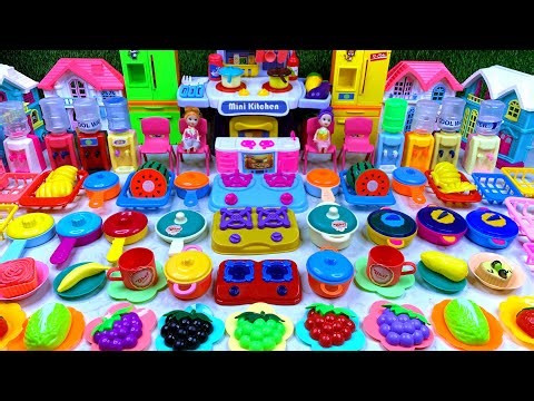 6:43 Minutes Satisfying with Unboxing Beautiful Kitchen Set | ASMR Miniature Cooking Set Unboxing