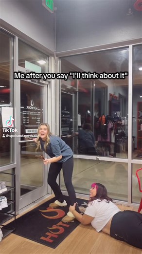 HOTWORX Spokane North on Instagram: "Infrared changed her mind I think 😉 We won’t actually drag you back 😇 But we will support you every step of the way. Book your free HOTWORX session today 💦 CLICK THE LINK IN OUR BIO Or DM us for morning availability. $20.26 enrollment ending soon!"