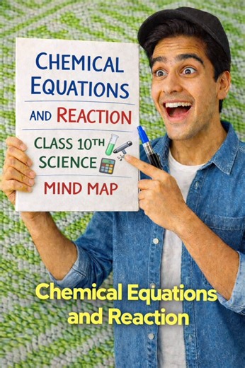 CLASS 10TH🔥SCIENCE🔥CHEMICAL EQUATIONS AND REACTION🔥MINDMAP🔥#coaching #class10 #boards #cbse #science