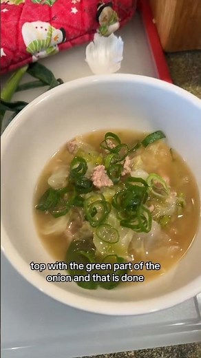 Asian Pork and Cabbage soup #cooking #cookingchannel #recipe #foodshow #food #soup #dinner