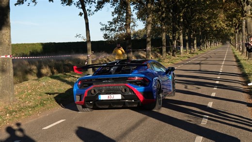 Lamborghini Huracan STO unleashes wild acceleration on public road