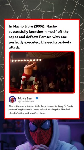 Movie Beam on Instagram: "Nacho Libre 2006 Nacho Defeats Ramses with a Blessed Crossbody Wrestling Move Highlighting an exciting, pivotal wrestling maneuver performed by Nacho in the film Nacho Libre (2006)."