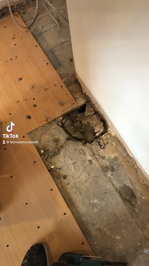 ✅ Fireplace Repair…#repair #concrete #howto #teirnanmccorkell #diy #flooring #fyp #perfect #home #house #renovation #bricklayer #FlooringMadeEasy #manchester | Solutions Made Easy