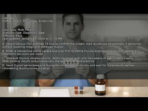 Endocrine, Physiology, USMLE Step 1 - Full Vignette with Extended Explanations
