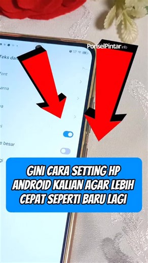1.7K views · 87 reactions | Gini cara setting hp android kalian agar lebih cepat seperti baru lagi #trikandroid #tipsdantrik #android #tutorial #fyp | Ponsel Pintar info | Facebook